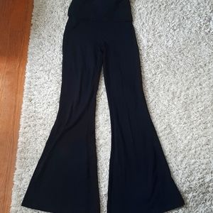 Aerie Super Flared Black Leggings